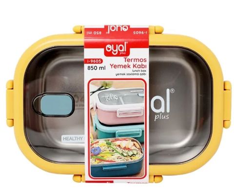 Oyal i-9605 Yemək Saxlama Qabı – 850 ml, mavi Gündəlik qida — Bakı