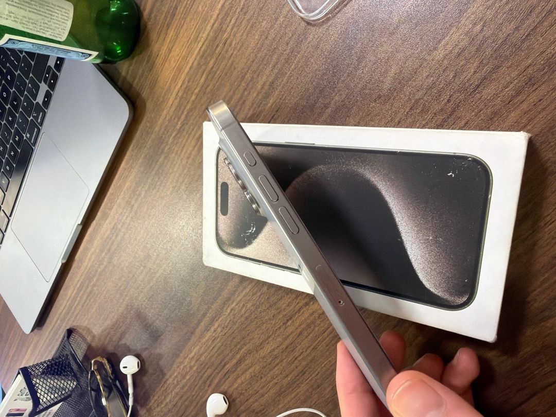 Apple iPhone 15 Pro Natural Titanium 128GB/8GB — Smartfonlar, Bakı (4)
