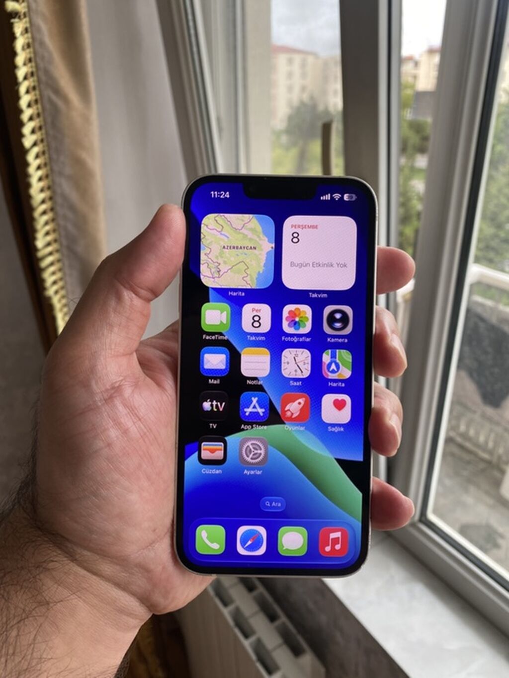 IPhone 13, 128 GB, Ağ, Face ID — Apple iPhone, Bakı (3)