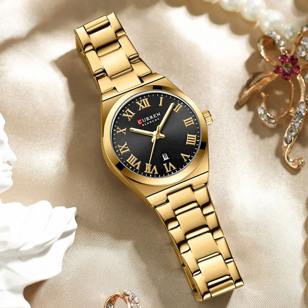 Qol saatı Curren 9095 Gold/Black — Mallar, Bakı (2)