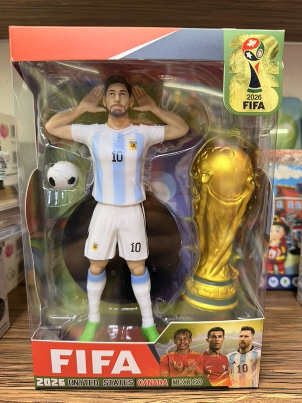 Fıfa 2026 mövzulu kolleksiya fiquru – Braziliya millisinin 10 nömrəli — Oyuncaq figuraları, Bakı (5)
