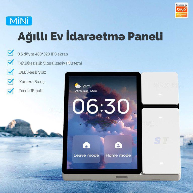 Ağıllı ev idarəetmə paneli — Ağıllı ev və təhlükəsizlik, Bakı