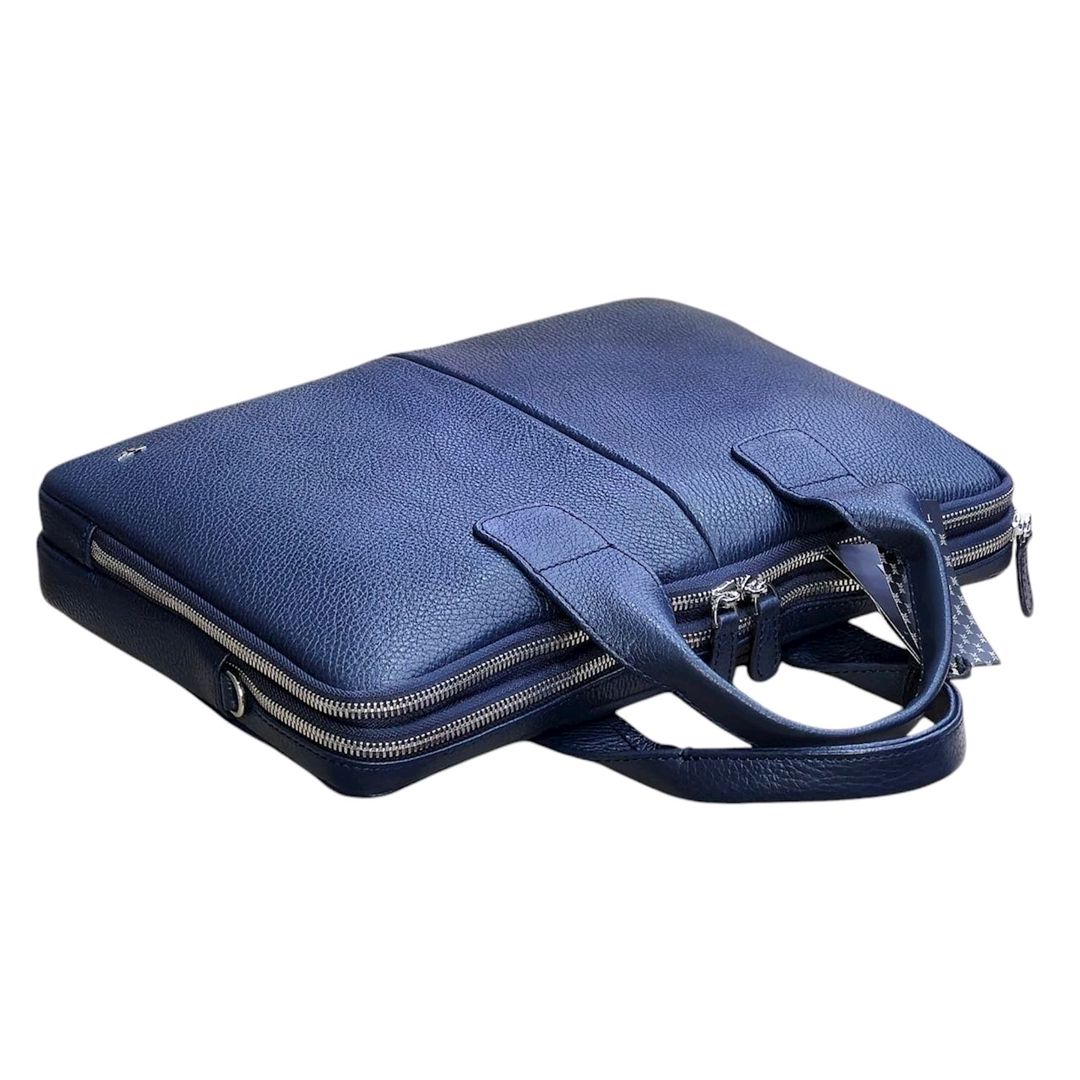 Dəri portfel kişilər üçün Tergan_21512_Blue — Mallar, Bakı (3)