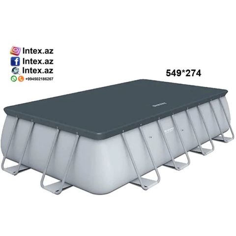 Bestway P03631 hovuz tenti 549x274 sm karkas hovuz örtüyü 549x274 — Bakı