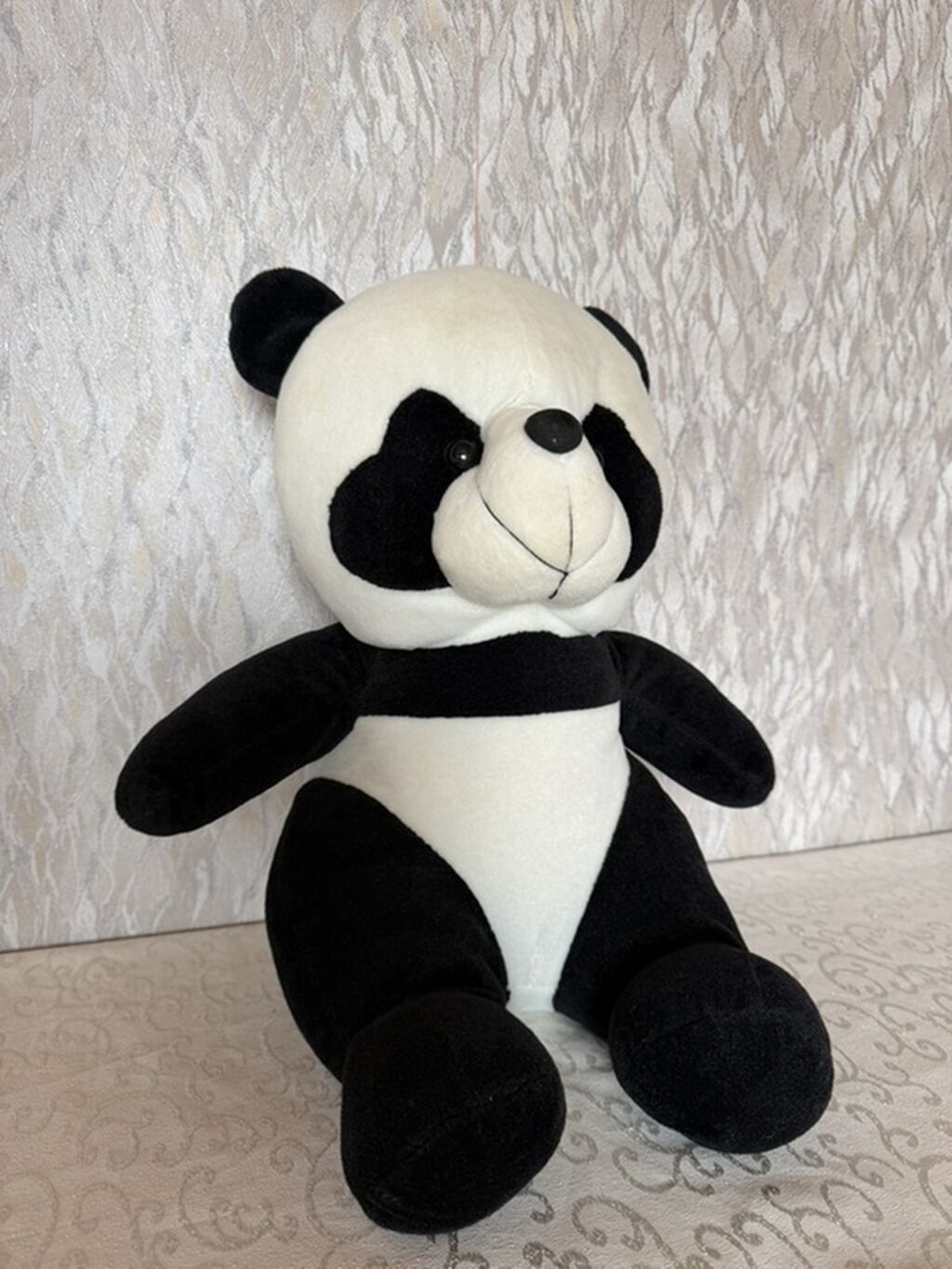 Plyuş Panda Oyuncağı - Rəng: qara-ağ klassik panda dizaynı — Yumşaq oyuncaqlar, Qobu (2)
