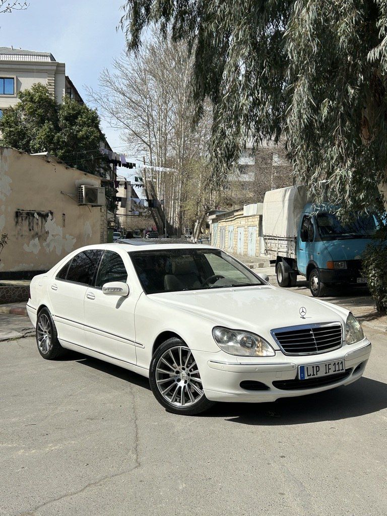 Mercedes S 350, 3.7 L, 2004 il, 280 000 km — Avtomobillər, Mingəçevir (7)