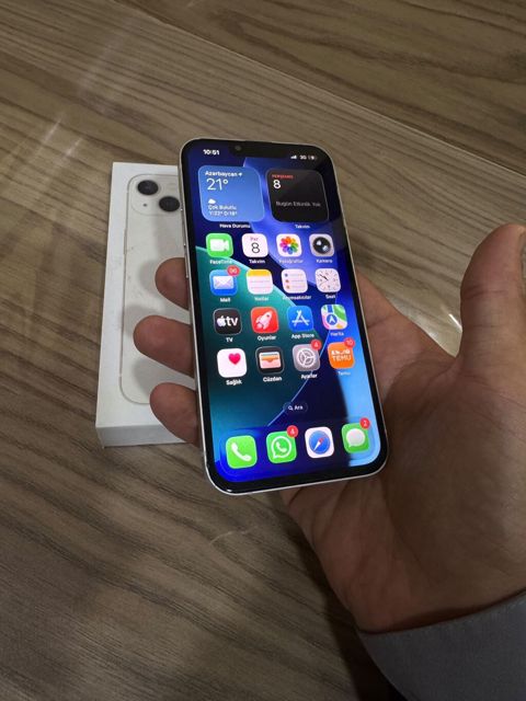 IPhone 13, 128 GB, White Titanium — Digah