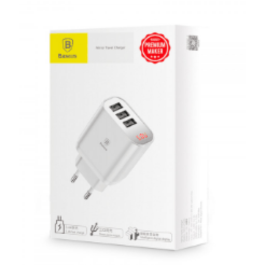 Şəbəkə enerji toplama cihazı Baseus Mirror Lake 3 USB 5.0 W, (CCALL-BH02) — Telefonlar və qadjetlər, Bakı (4)
