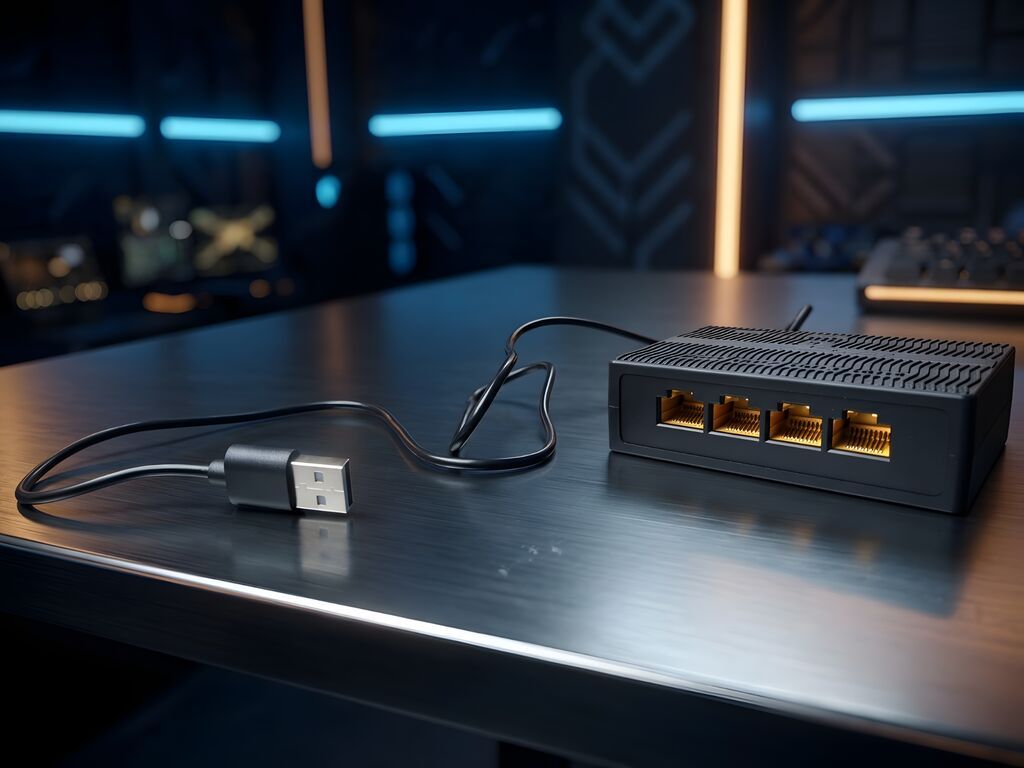 5 Ports Gigabit Switch Gigabit Sürət: 5 portlu şəbəkə — Şəbəkə və server avadanlığı, Bakı (3)