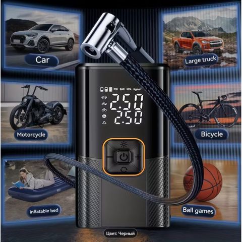 Rəqəmsal LCD təzyiqölçən ilə elektrik nasosu — Bakı