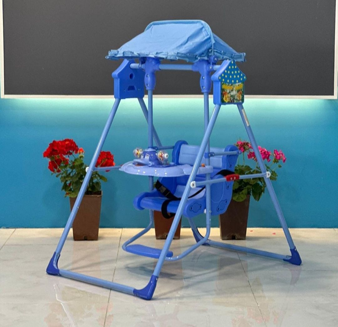 Uşaqlar üçün yelləncək NO125, plastik, mavi, 6+ ay — Mallar, Bakı (2)