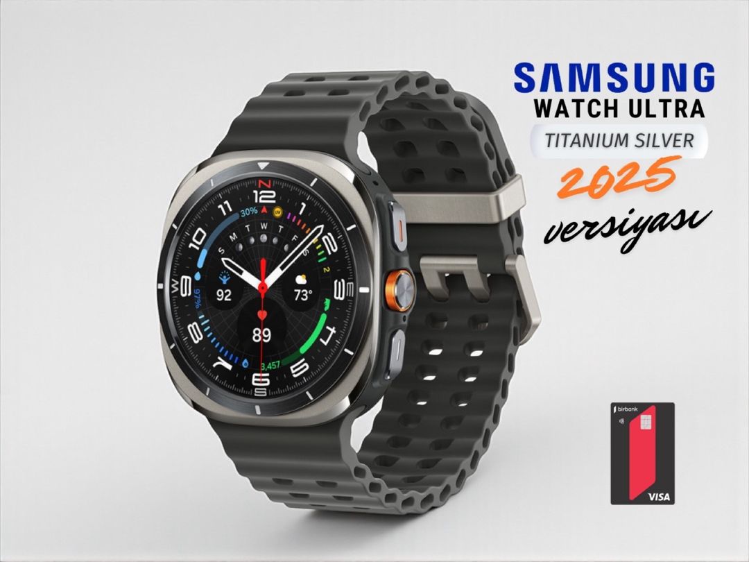 Samsung Galaxy Watch Ultra Titanium Silver — Ağıllı saatlar və biləkliklər, Bakı