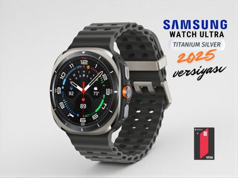 Samsung Galaxy Watch Ultra Titanium Silver — Bakı