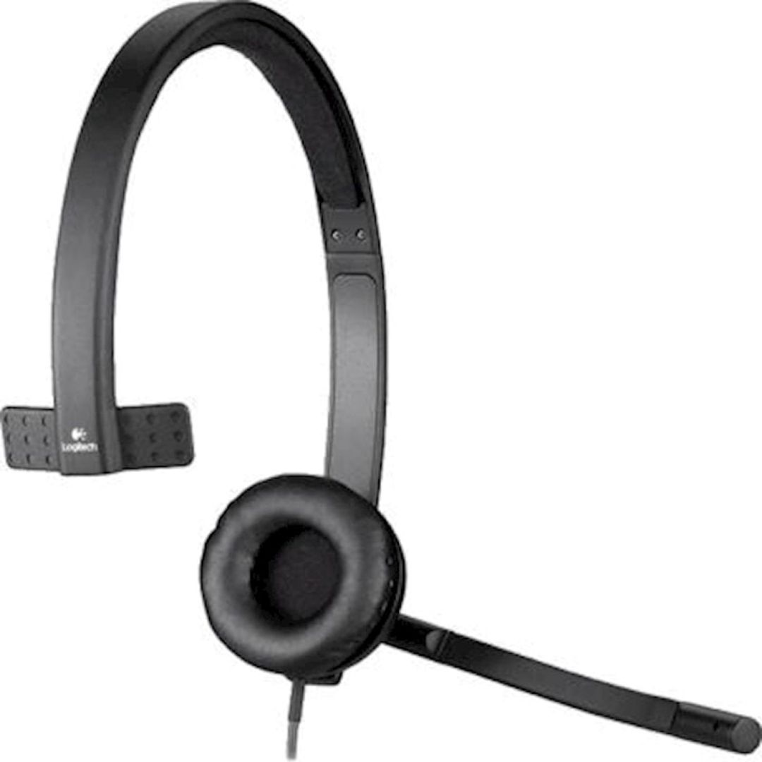 Qulaqlıq-qarnitur Logitech H570e Mono, USB Black — Telefonlar və qadjetlər, Bakı