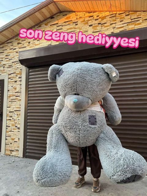2 Metrlik Teddy Mişka Sevdiyiniz insanı adi hədiyyə ilə yox — 150 ₼ · Bakı · Yumşaq oyuncaqlar 2 Metrlik Teddy Mişka Sevdiyiniz insanı adi hədiyyə ilə yox — Bakı