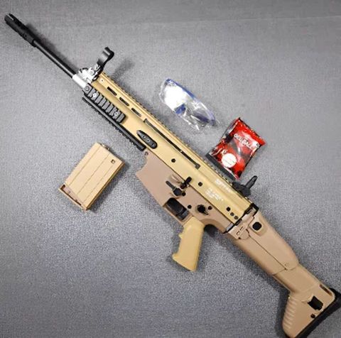 Gel Blaster Scar MK17 – Avtomatik Peşəkar səviyyəli, güclü elektrikli — Bakı