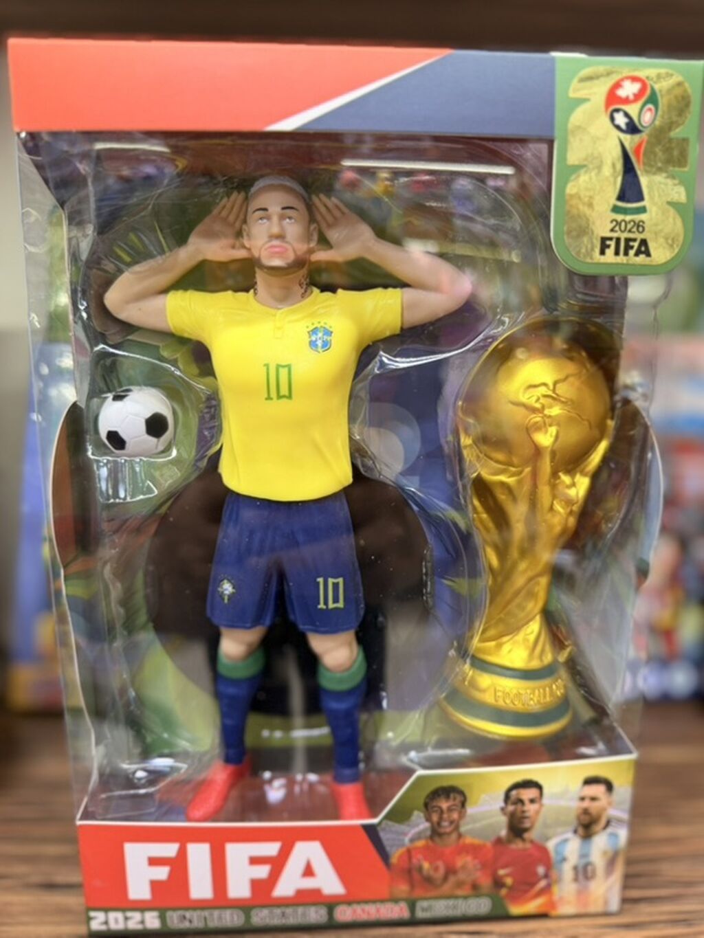 Fıfa 2026 mövzulu kolleksiya fiquru – Braziliya millisinin 10 nömrəli — Oyuncaq figuraları, Bakı (3)