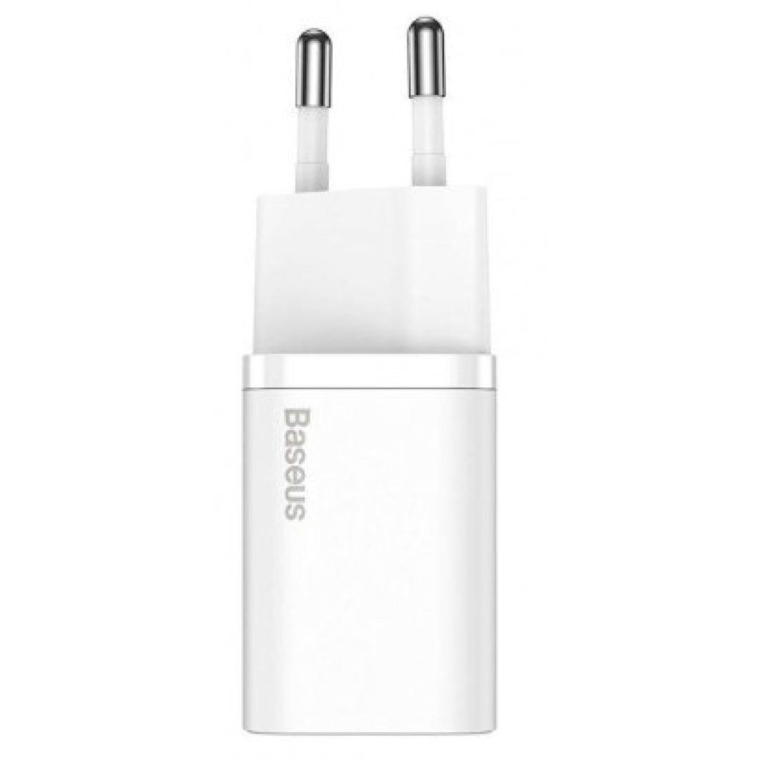 Şəbəkə şarj cihazı Baseus Super Si Quick Charger 1C 20W White (TZCCSUP-B02) — Telefonlar və qadjetlər, Bakı (2)
