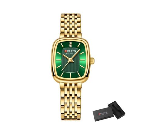 Qol saatı Curren 9093 Gold/Green — Bakı