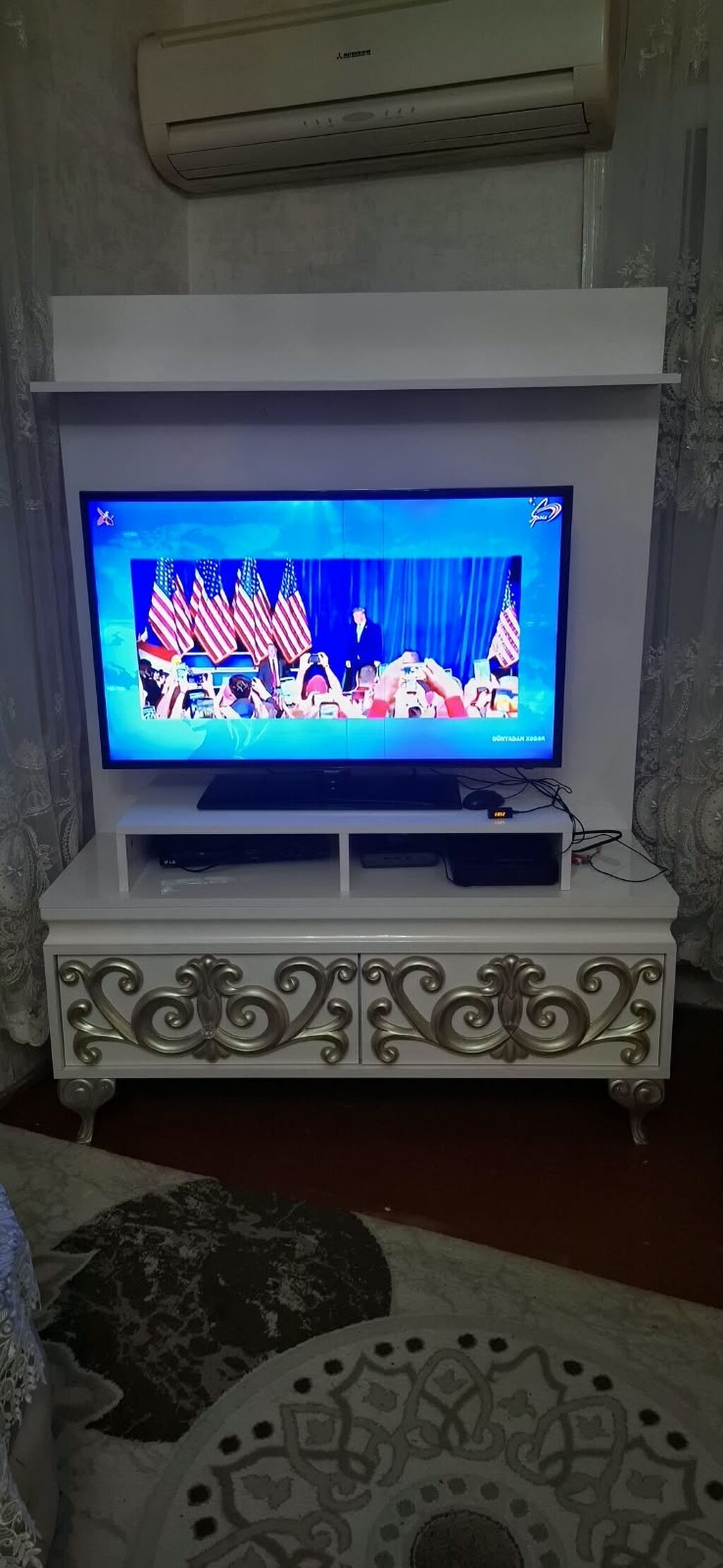 İşlənmiş, Düz TV altlığı, Polkalı, Taxtalı — Televizor altlıqları və standlar, Bakı (2)