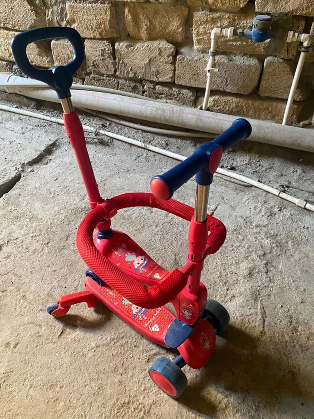Uşaq üçün çoxfunksiyalı skuter Hər şeyi təzədir demək olr ki 2-3 dəfə — Uşaq velosipedləri, Sumqayıt