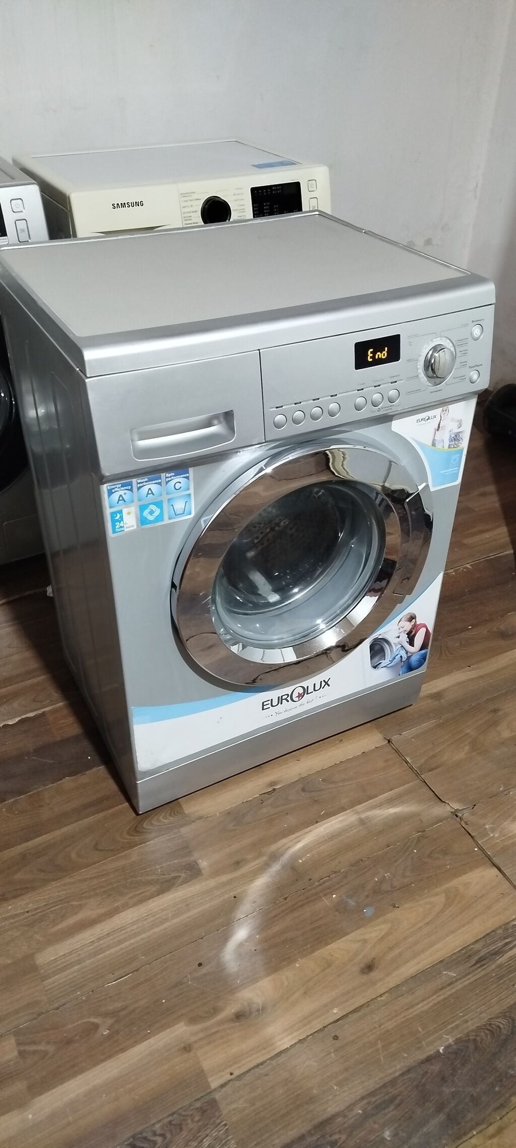 Eurolux ön yükləməli paltaryuyan maşın - Brend/model: Eurolux (ön — Çamaşır maşınları, Bakı (2)