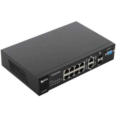 ZyXEL ES3500-8PD — Almal — კომუტატორები და მარშრუტიზატორები