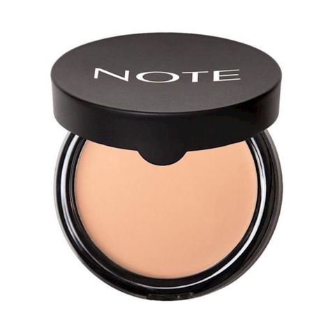 Parıltı effekti ilə krem-kirşan Note Cosmetics Luminous Silk Cream Powder 01 Beige 10 q — Bakı