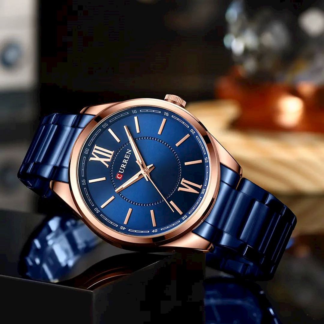 Qol saatı Curren C8423 Blue/Rosegold — Mallar, Bakı (2)