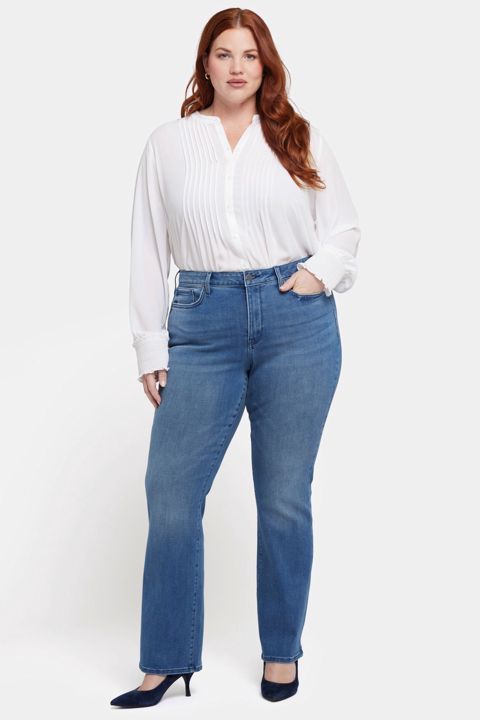 Qadınlar üçün düz cins Nudj_barbara, mavi, pambıq/elastan, ölçü XXL — Bakı