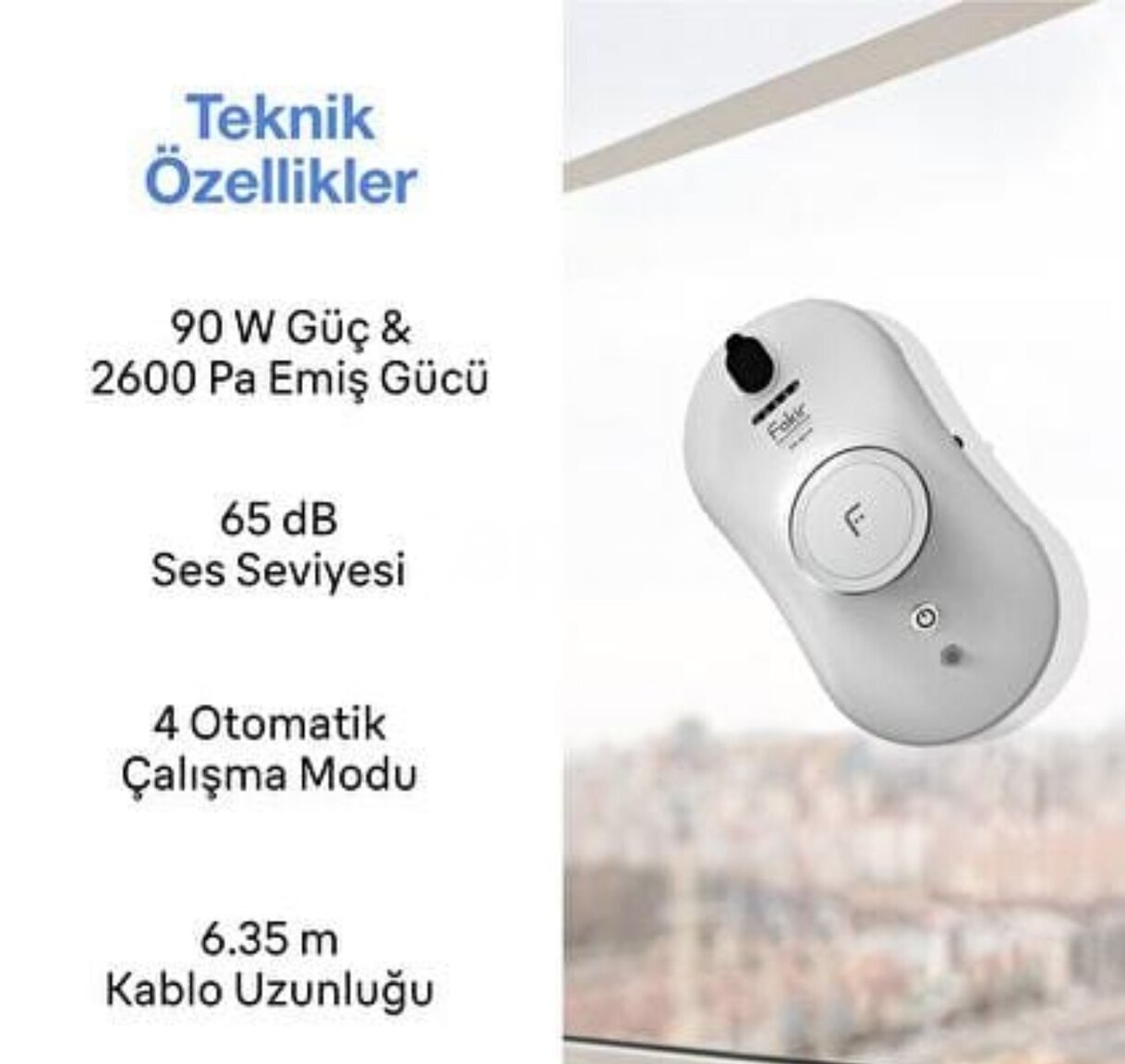 Pəncərə təmizləyən robot Fakir FR 6019 — Ev texnikası, Bakı (3)