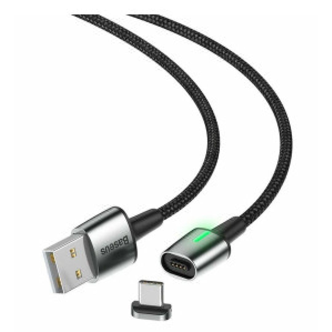 Maqnit kabeli Baseus Zinc Magnetic Cable USB For Type-C 3A 1m CATXC-A01 — Telefonlar və qadjetlər, Bakı (2)