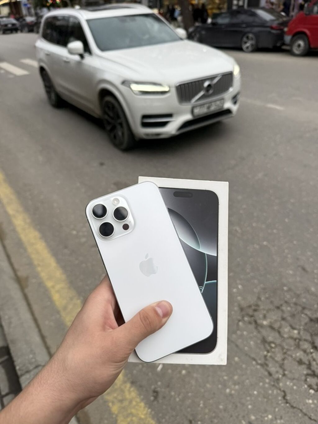 IPhone 16 Pro Max, Ağ, Face ID — Apple iPhone, Bakı (4)