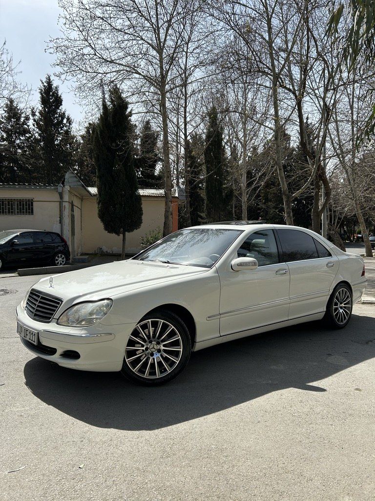 Mercedes S 350, 3.7 L, 2004 il, 280 000 km — Avtomobillər, Mingəçevir (6)