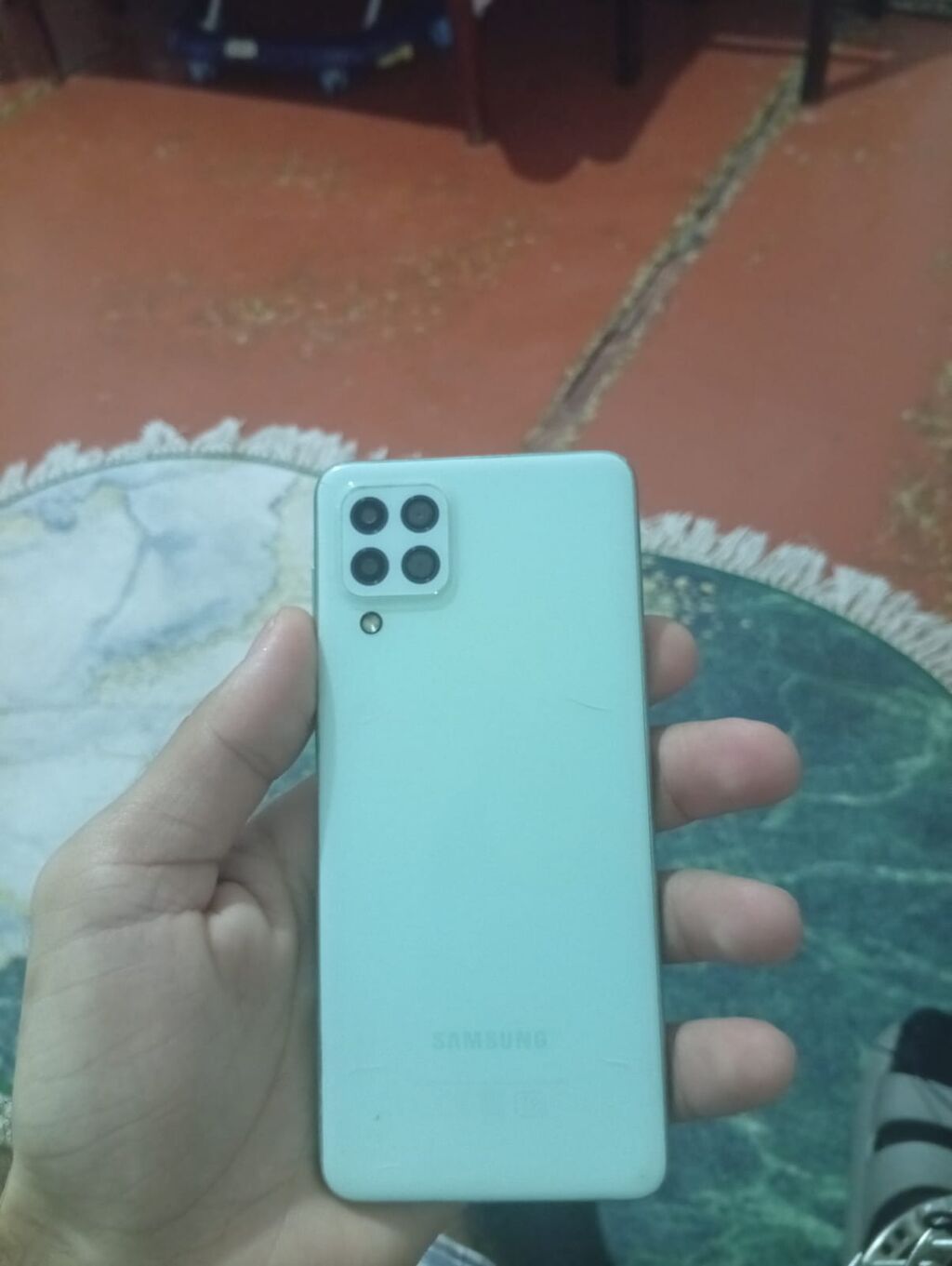 Samsung Galaxy A22, 64 GB, rəng - Göy, Düyməli, Barmaq izi — Samsung, Bakı (2)