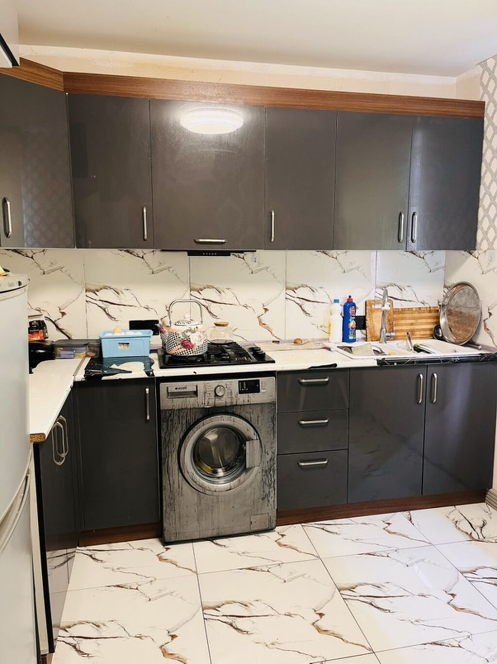 Satılır/icarəyə verilən həyət evi - 2 mərtəbəli tikili, geniş işıqlı — Ev, villa, Xırdalan (3)
