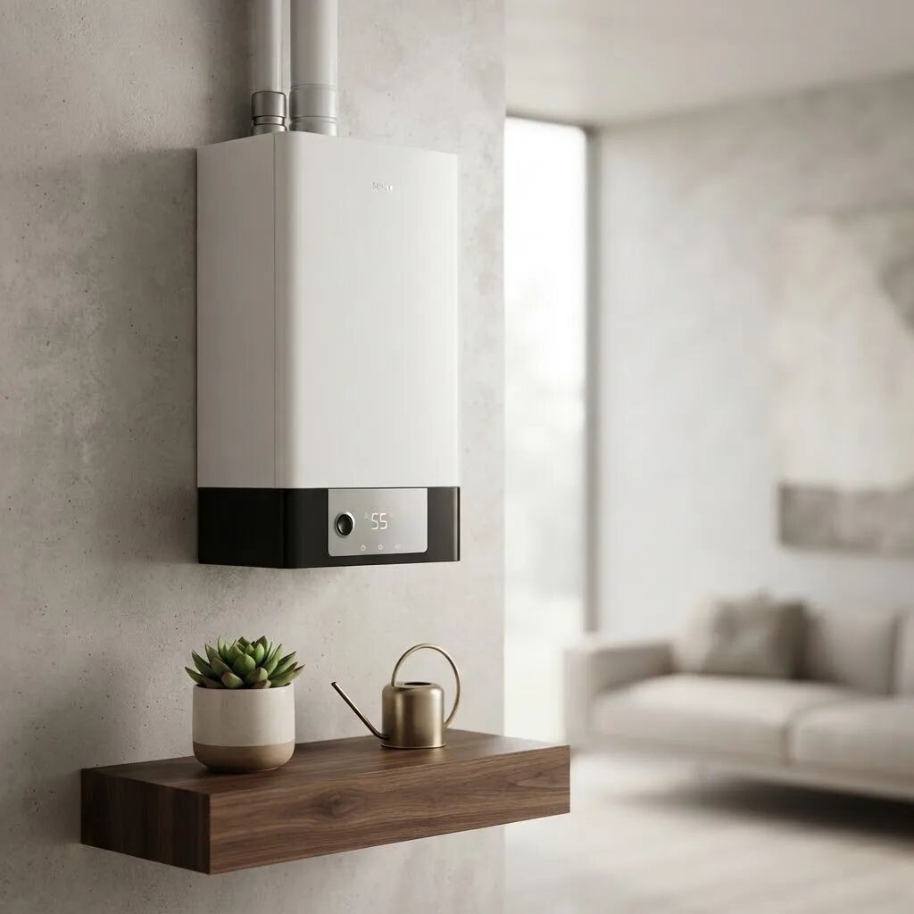 Midea L1PB36-C22W Kombi İkidövrəli (istilik + isti su) qaz — Kombilər, Bakı (2)