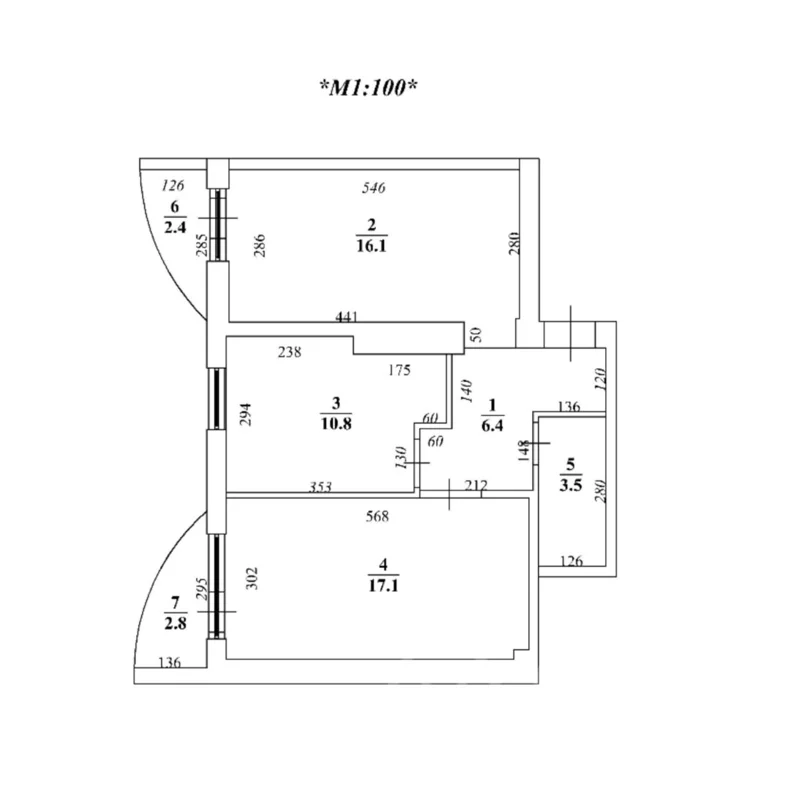 2 otaqlı mənzil, 68 m², Həsən Əliyev — Mənzil, Bakı (7)