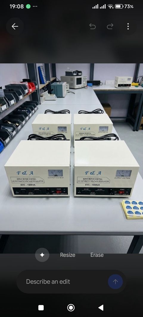 FLA SVC-1500VA – AC Avtomatik Gərginlik Tənzimləyicisi (Servo Motor — 40 ₼ · Digah · Gərginlik stabilizatoru FLA SVC-1500VA – AC Avtomatik Gərginlik Tənzimləyicisi (Servo Motor — Digah