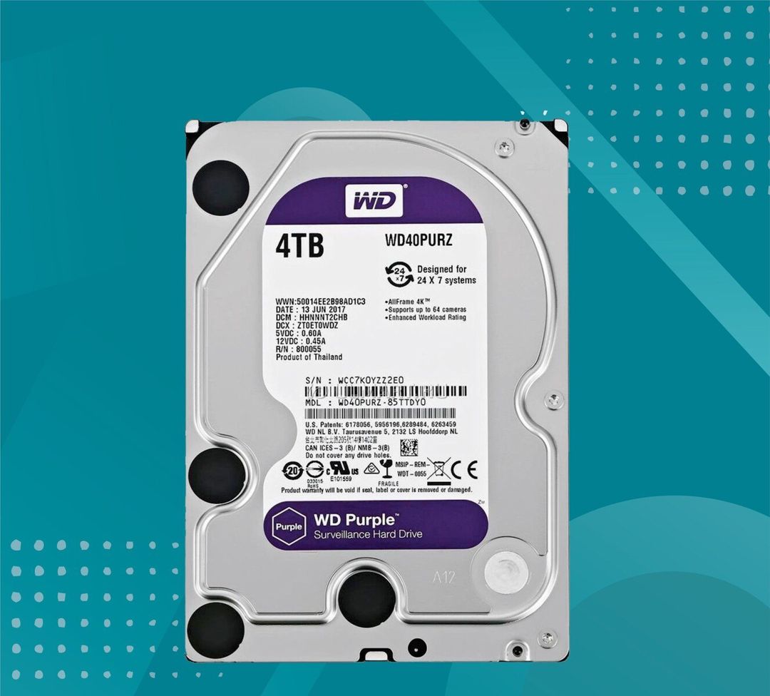 HDD Wd Purple 4TB — Kompüterlər və noutbuklar, Bakı