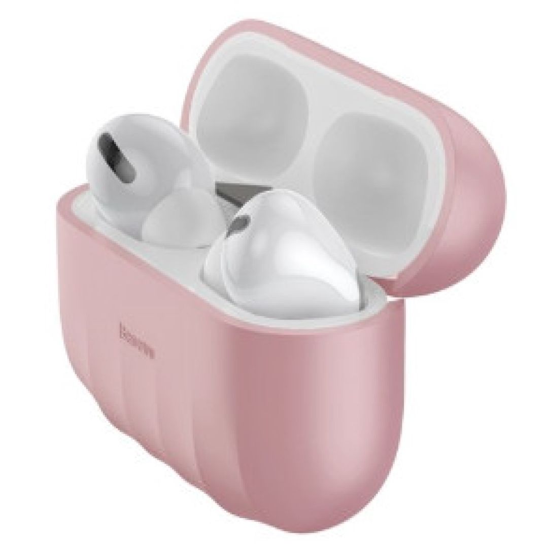 Simsiz qulaqlıq qutusu Baseus Shell pattern Silica Gel Case For AirPods Pro WIAPPOD-BK04 — Telefonlar və qadjetlər, Bakı (2)