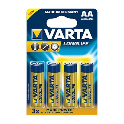 Batareya Varta Longlife Extra LR06 AA, 4 əd — 7 ₼ · Bakı · Batareyalar və şarj cihazları Batareya Varta Longlife Extra LR06 AA, 4 əd — Bakı