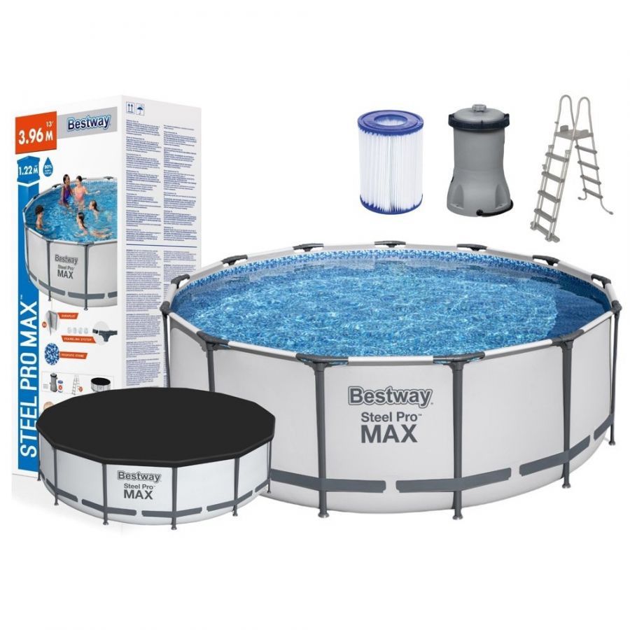 Karkas hovuz Bestway Steel Pro Max 5618W, 396x122 sm — Hovuzlar, Bakı
