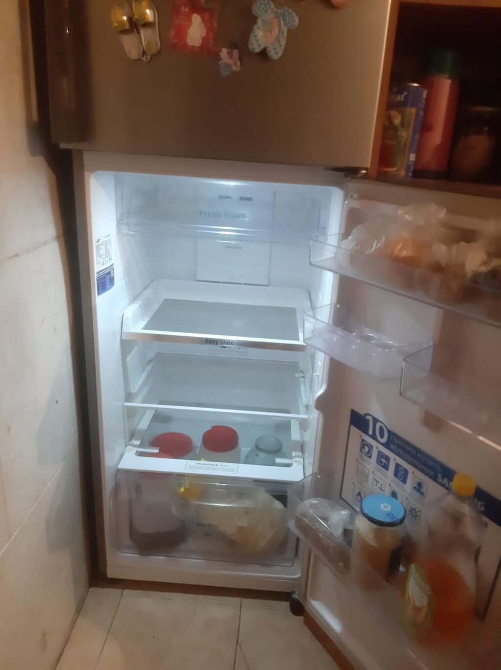 İki qapılı, üstdən donduruculu soyuducu - Rəng: metalik boz (inox — Soyuducular, Bakı (2)