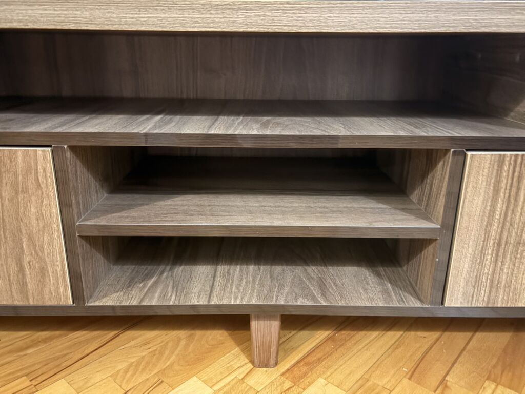 Mebel dəsti – TV stendi və divar paneli - Material: ağac teksturalı — Televizor altlıqları və standlar, Xırdalan (4)