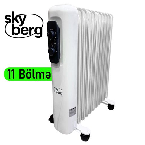 Yağ radiatoru "SkyBerg 11 bölmə" — FenEx Store
