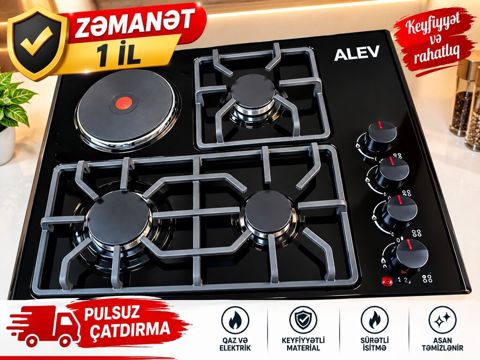 Qaz plitəsi 4 gözlü, Yeni — 125 ₼ · Bakı · Plitələr Qaz plitəsi 4 gözlü, Yeni — Bakı