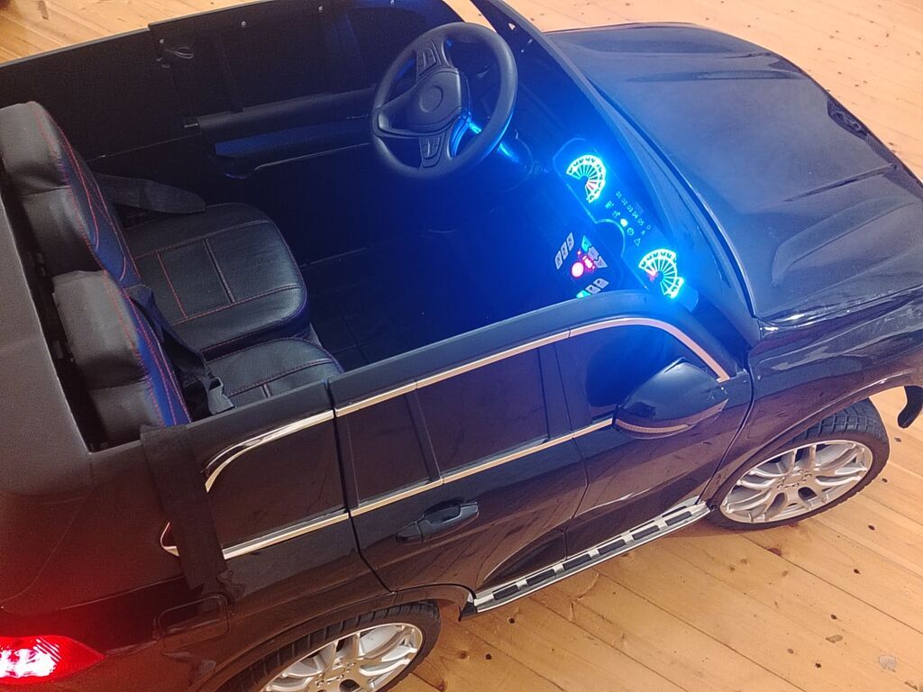 Uşaq üçün elektrikli miniatür SUV avtomobil - Korpus: qara rəng, xrom — Uşaq avtomobilləri, Bakı (2)