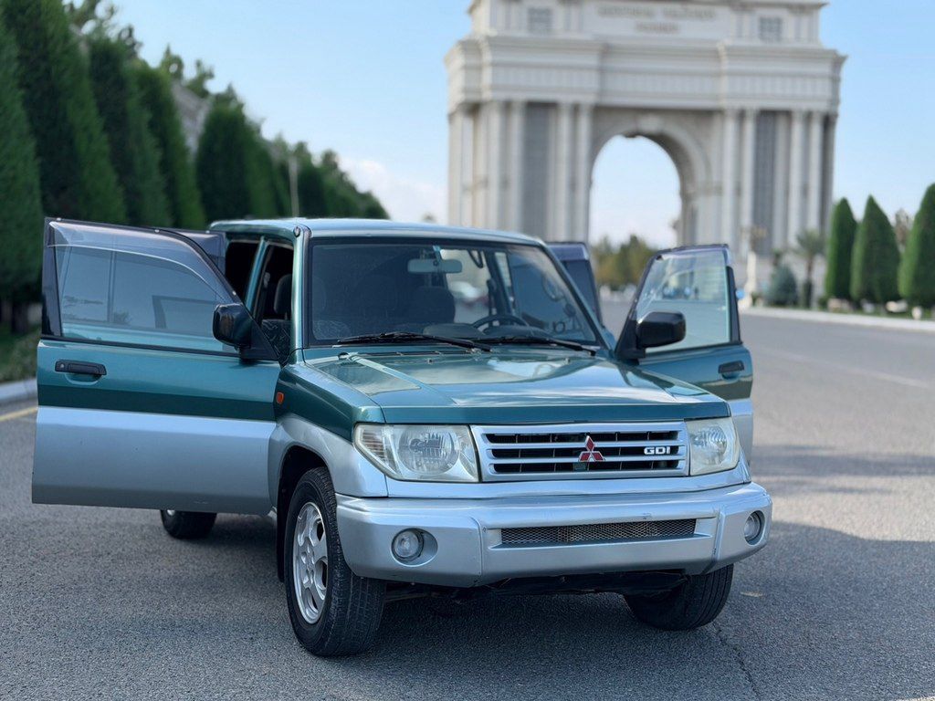 Mitsubishi Pajero io, 1.8 L, 1998 il, 360 000 km — Avtomobillər, Gəncə (4)
