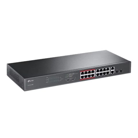 16-Port PoE+ Switch TP-Link TL-SL1218MP — Almal — Switches and routers